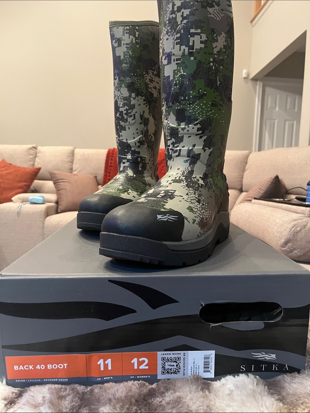 SITKA Men's Green Digital Camo Hunting Boots - Picture 2 of 3